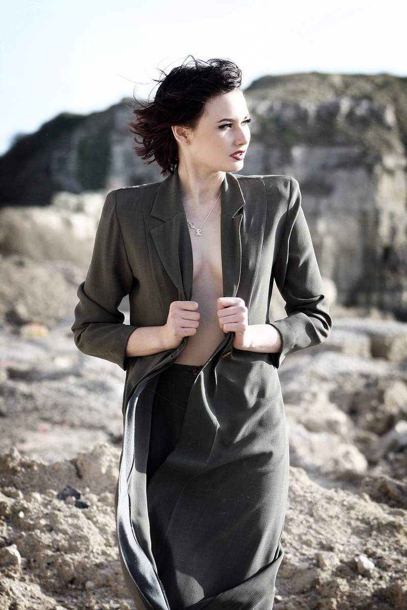 Female model photo shoot of Lauren Flood in Portland, Dorset.