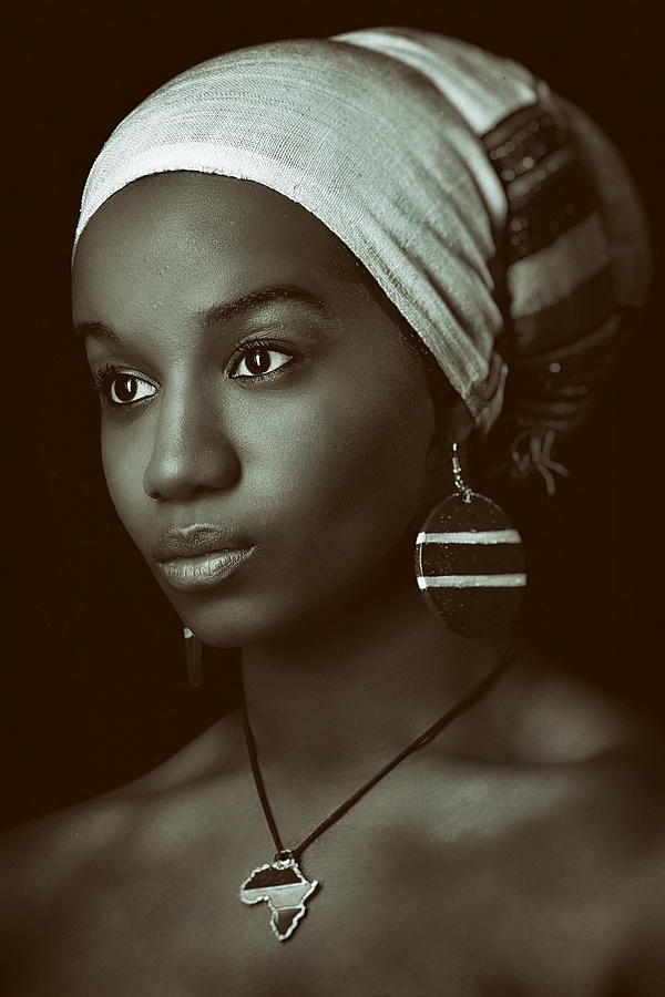Female model photo shoot of Gambian Lioness