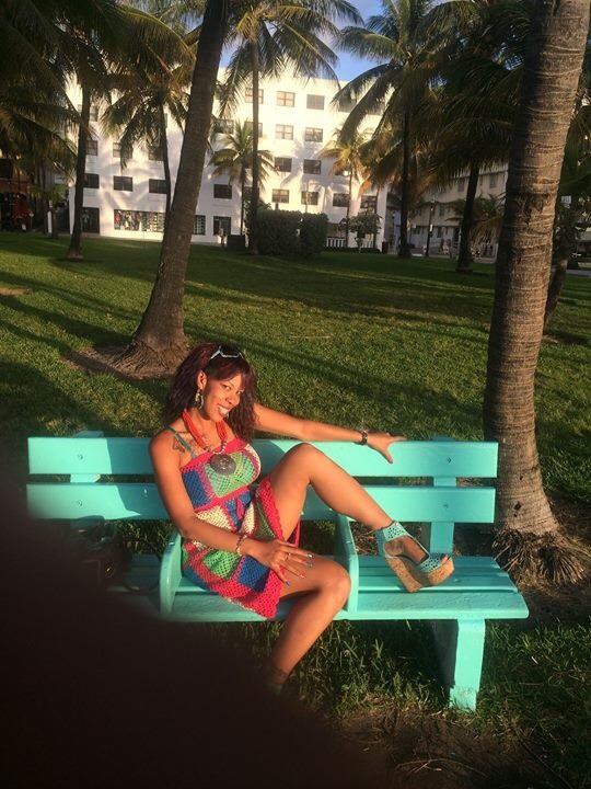Female model photo shoot of Carrie Caniece in Miami Beach Relaxing And Happy