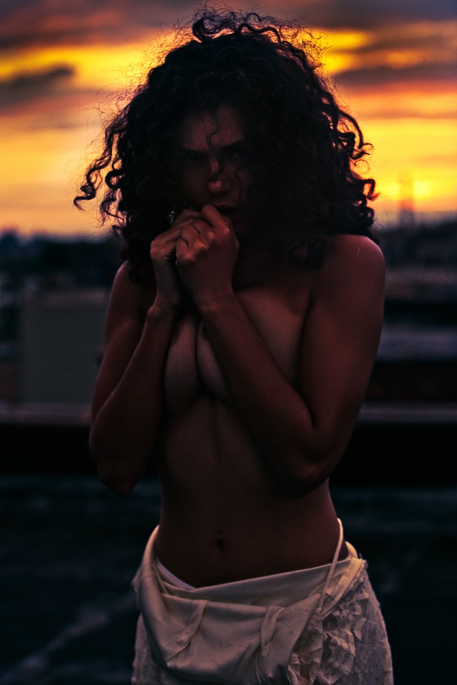 Female model photo shoot of Azure santos