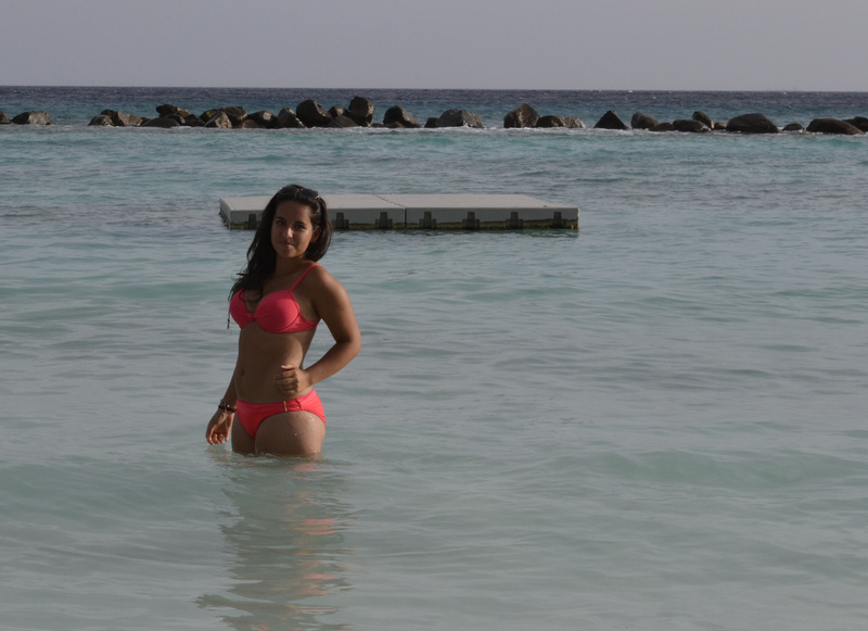 Female model photo shoot of TrianaSegovia in Aruba