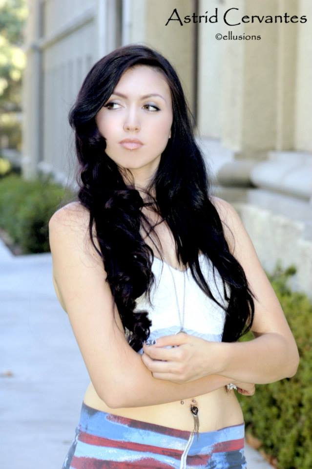 Female model photo shoot of Astrid Cervantes by ellusions photography in Claremont College