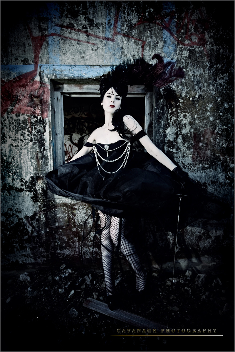 Female model photo shoot of Bella Morte Adornment