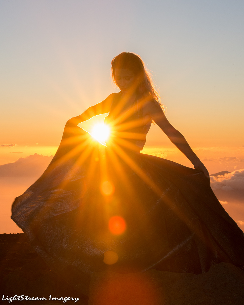 Male and Female model photo shoot of LightStream Imagery and maui blonde and blue in Haleakala, Maui