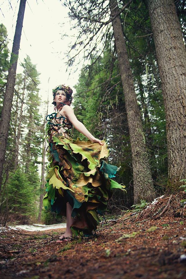 Female model photo shoot of jhfelt in Oregon Forest