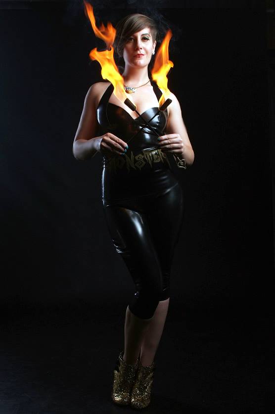 Female model photo shoot of Harley Monster in Pathways Studio