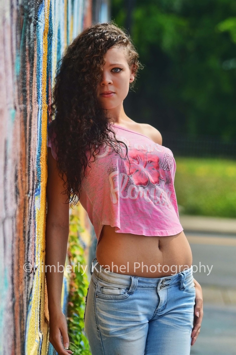 Female model photo shoot of Kimberly Krahel  in New Albany, IN