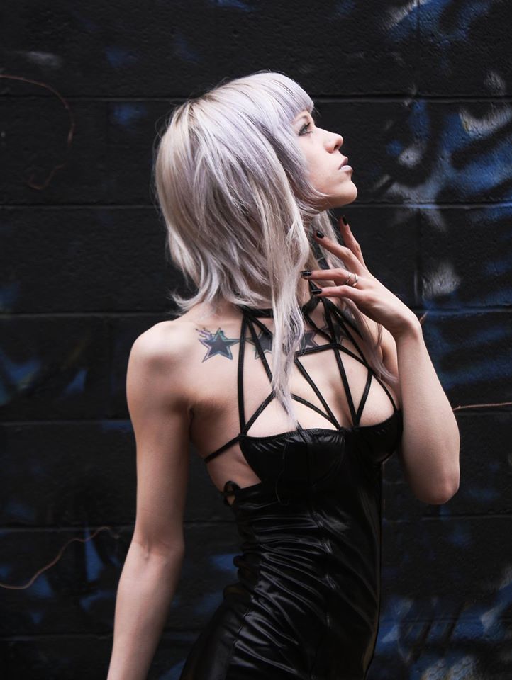 Female model photo shoot of Kitty Glitter by Melissa Black