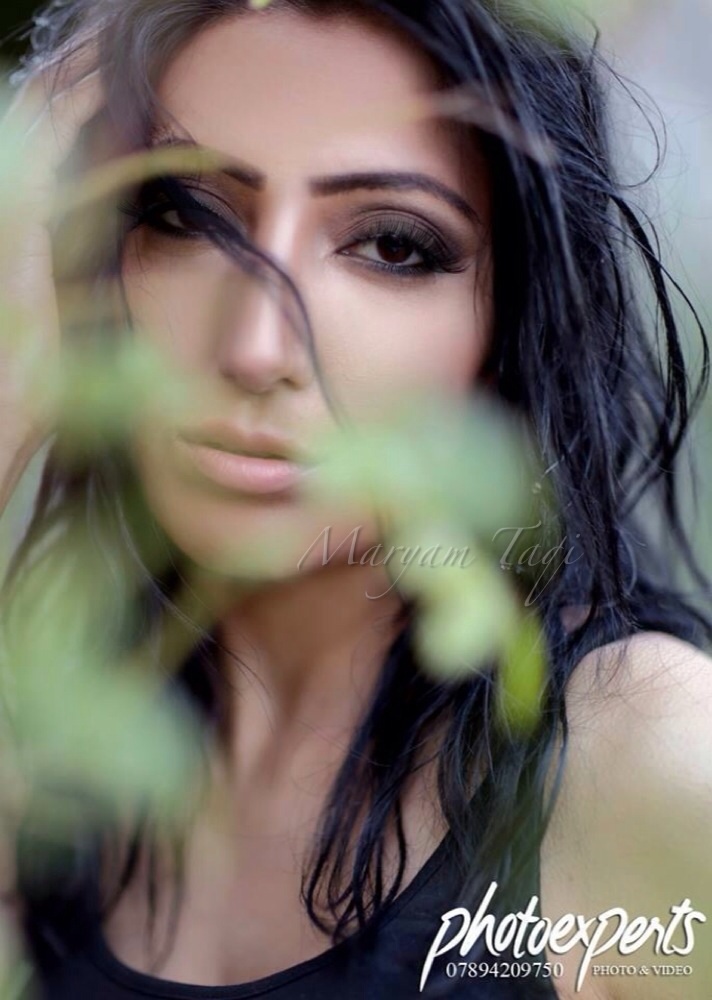 Female model photo shoot of Maryam Taqi Makeup
