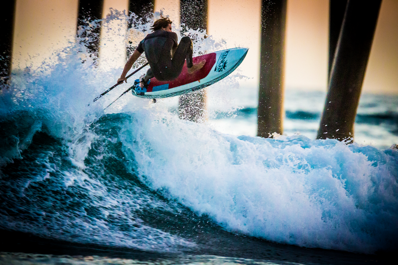 Male model photo shoot of gregdohertyphoto in Vans US Open Surfing Huntington Beach, CA