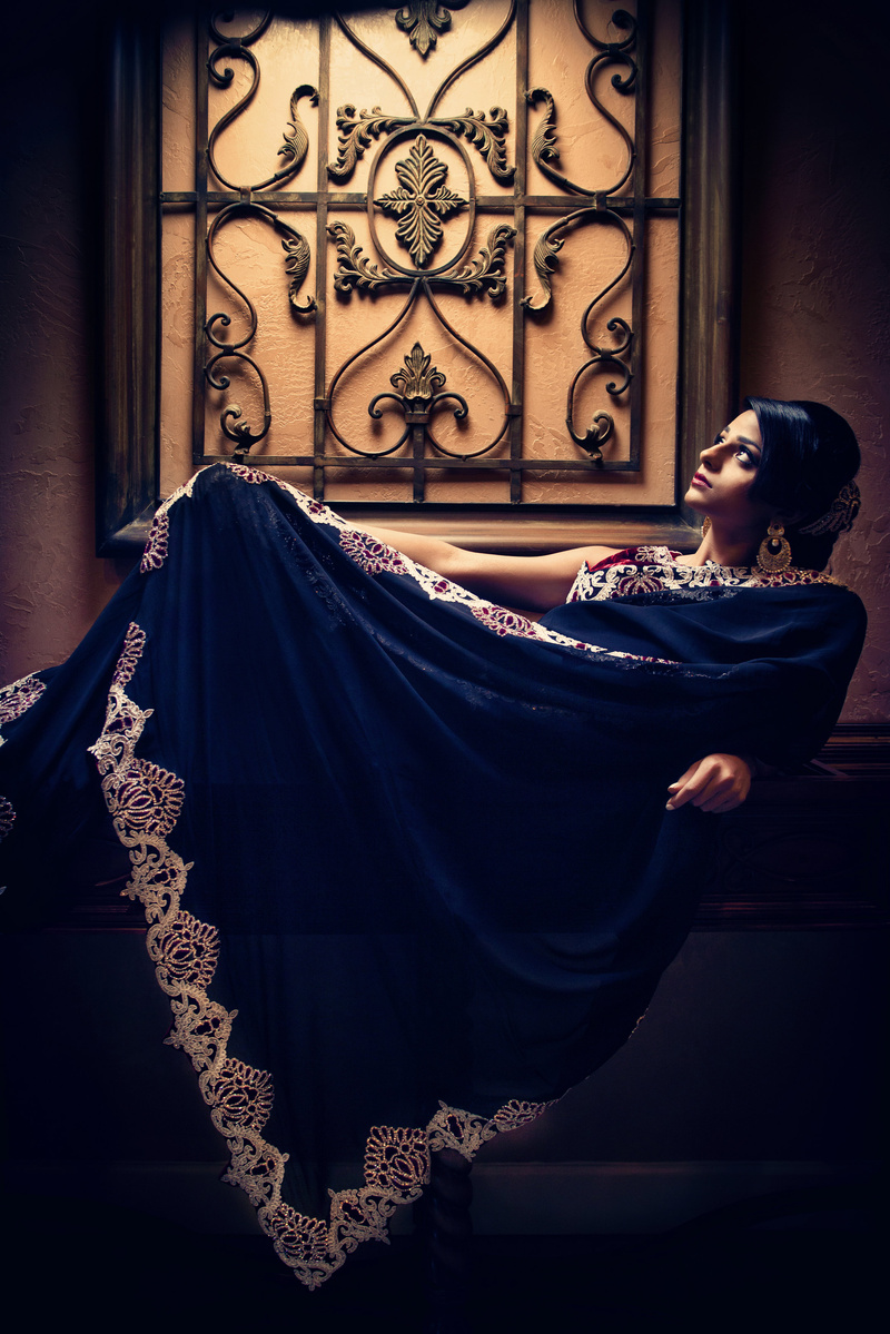 Female model photo shoot of KairaviPatel in Chateau Polonez - Houston, TX