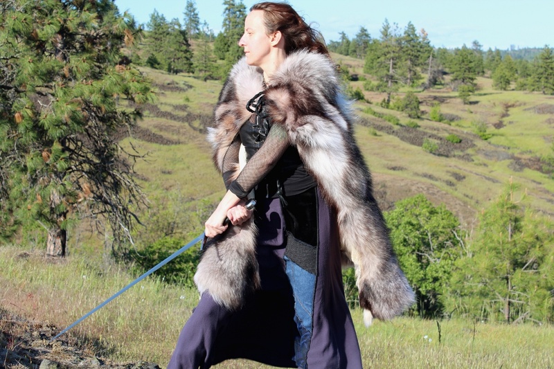 Female model photo shoot of lupagreenwolf