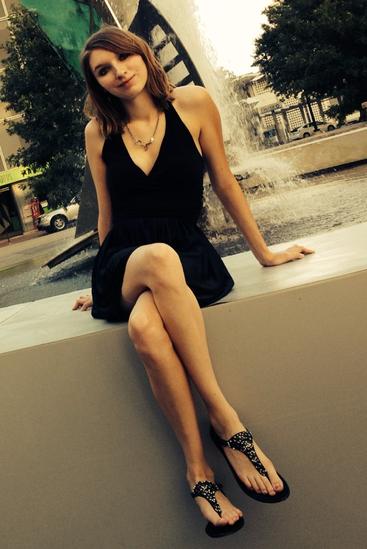 Female model photo shoot of Hazenator in Downtown Tulsa, OK