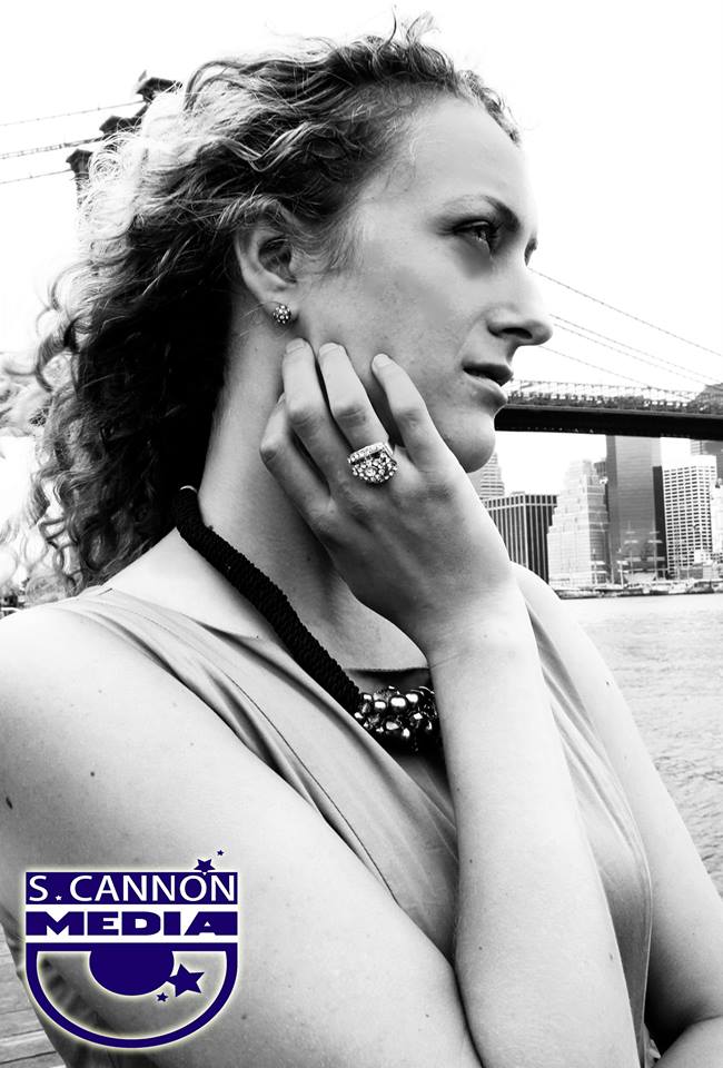 Female model photo shoot of scannon846 and Rin Olsson in Dumbo Brooklyn