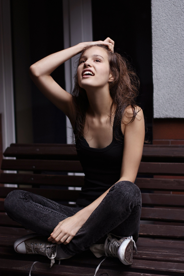 Female model photo shoot of Dobrawa in Poland
