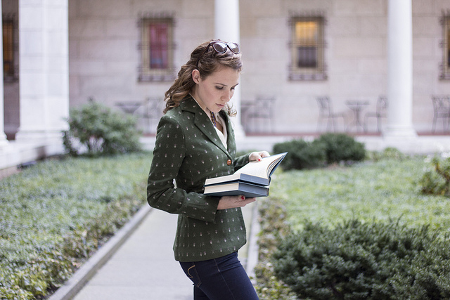 Female model photo shoot of Christina_Anne in Boston Public Library