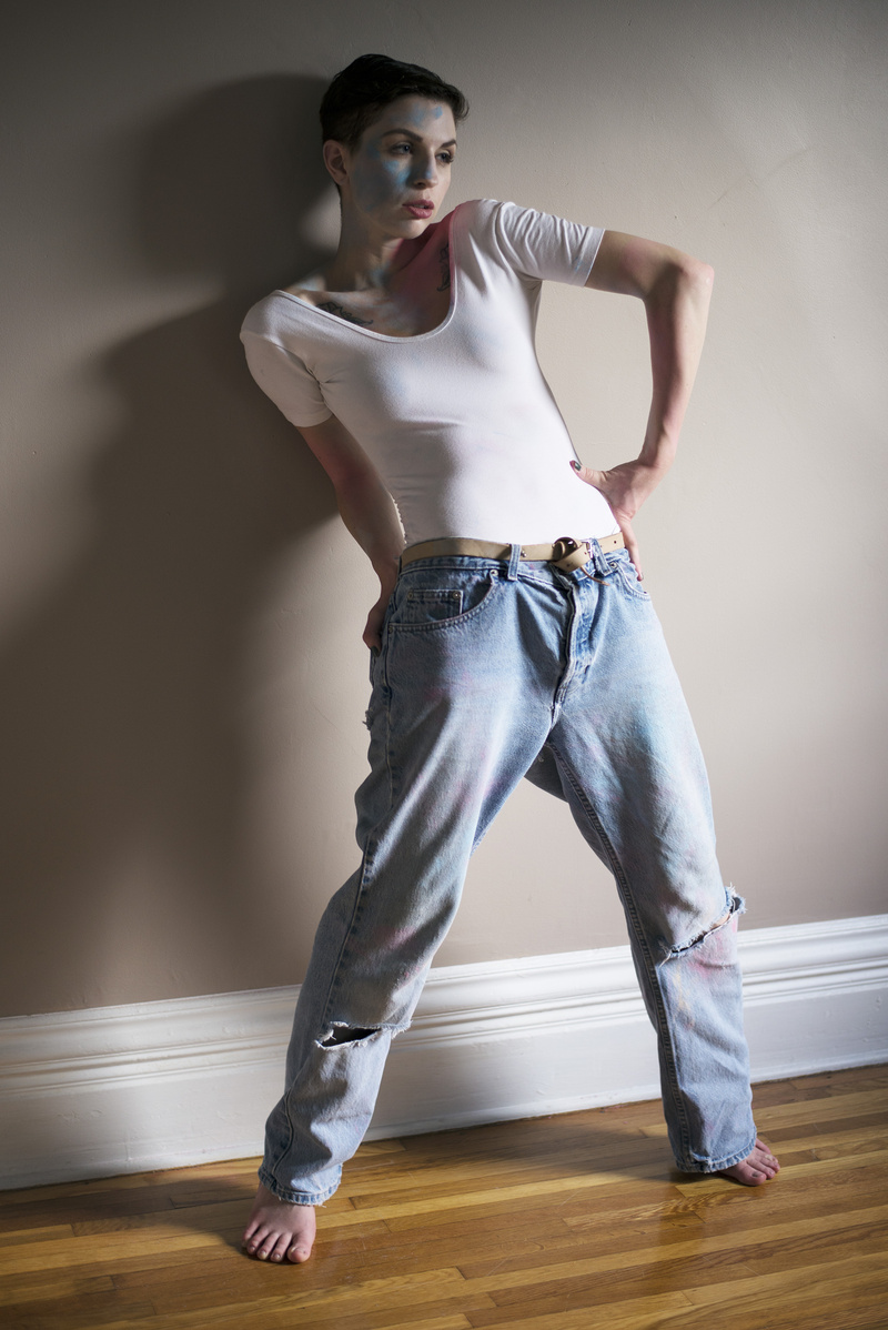 Female model photo shoot of HJ Steele in Minneapolis, MN, makeup by SarahElizabeth Artistry