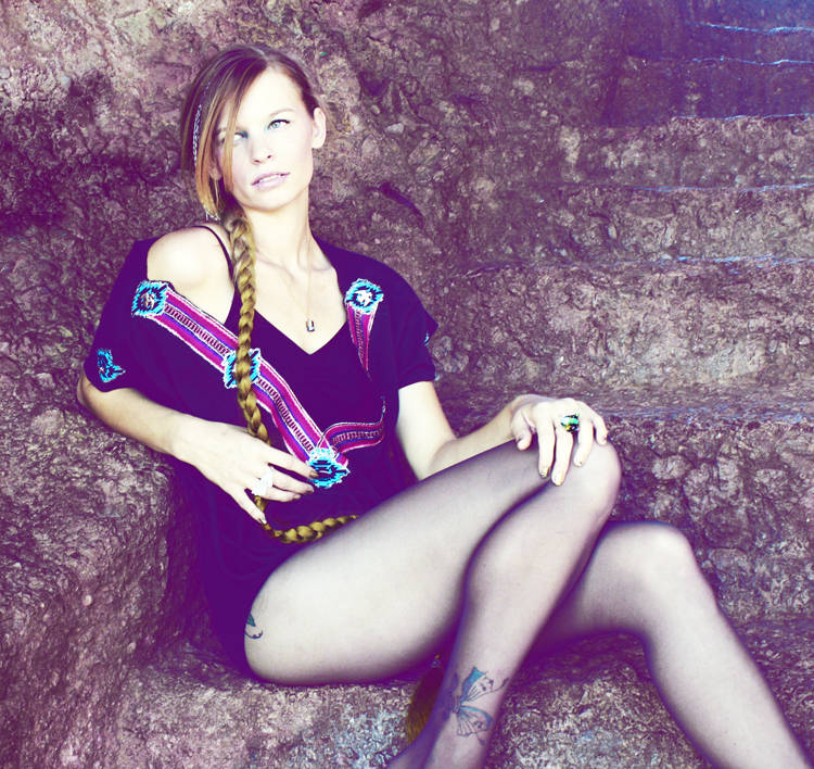 Female model photo shoot of terianne_elizabeth91 in hole in the rock