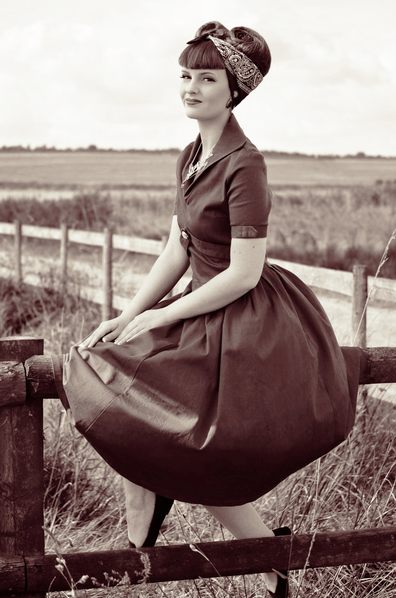 Female model photo shoot of Pinup Doll Alice Oxley in Harty, Isle Of Sheppey, Kent, UK