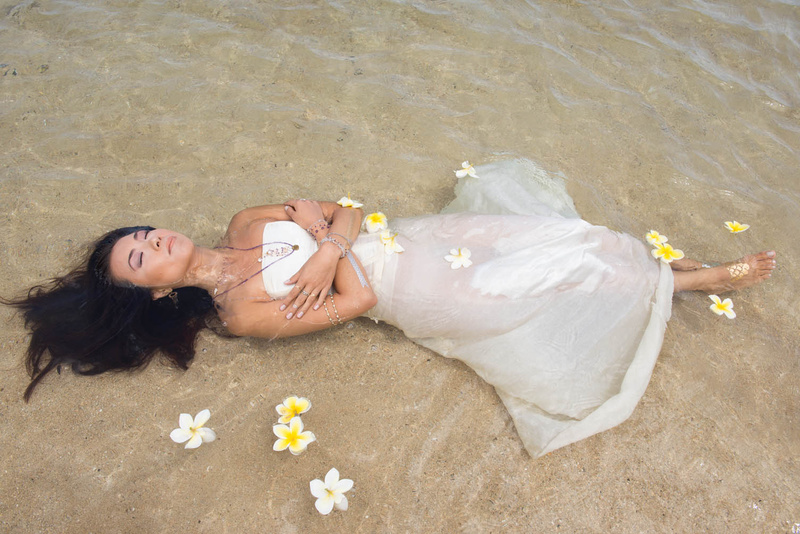 Female model photo shoot of Rhonda Forsberg in hawaiian islands, kauai