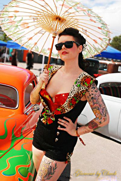 Male model photo shoot of Glamour by Chuck in Viva Las Vages Car Show
