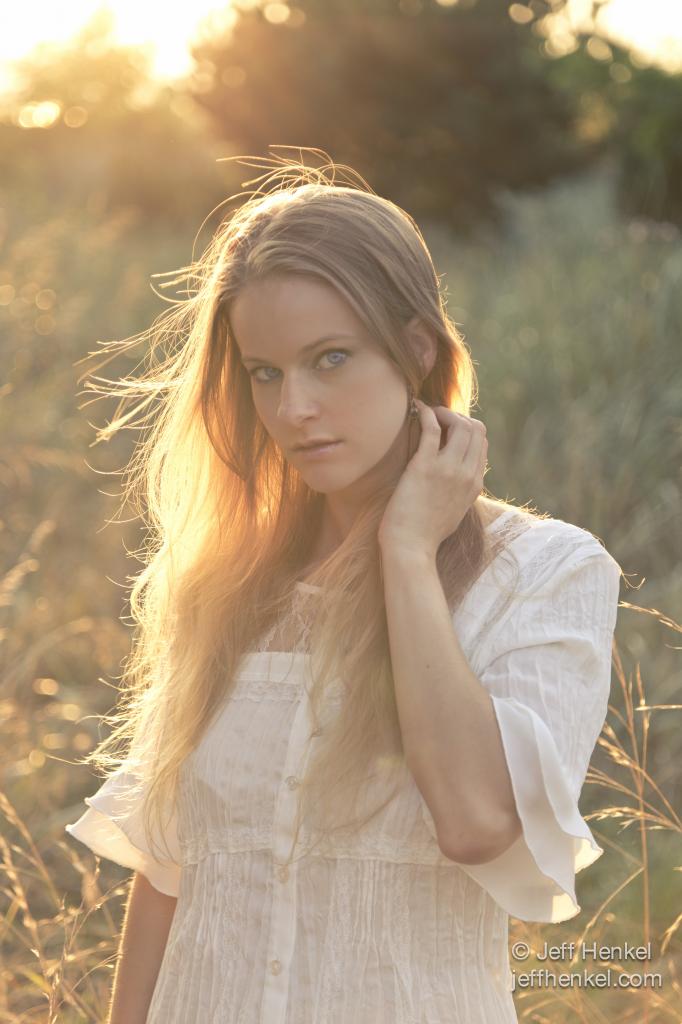 Female model photo shoot of Marcee Mickelle by Jeff Henkel in Golden Gardens, Seattle