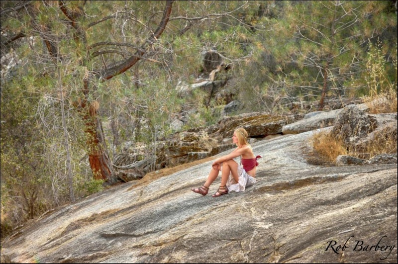Female model photo shoot of Kayleen_ by Rob Barbery Photography in Auberry Gorge, CA