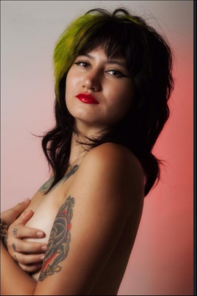 Female model photo shoot of Scummy poison