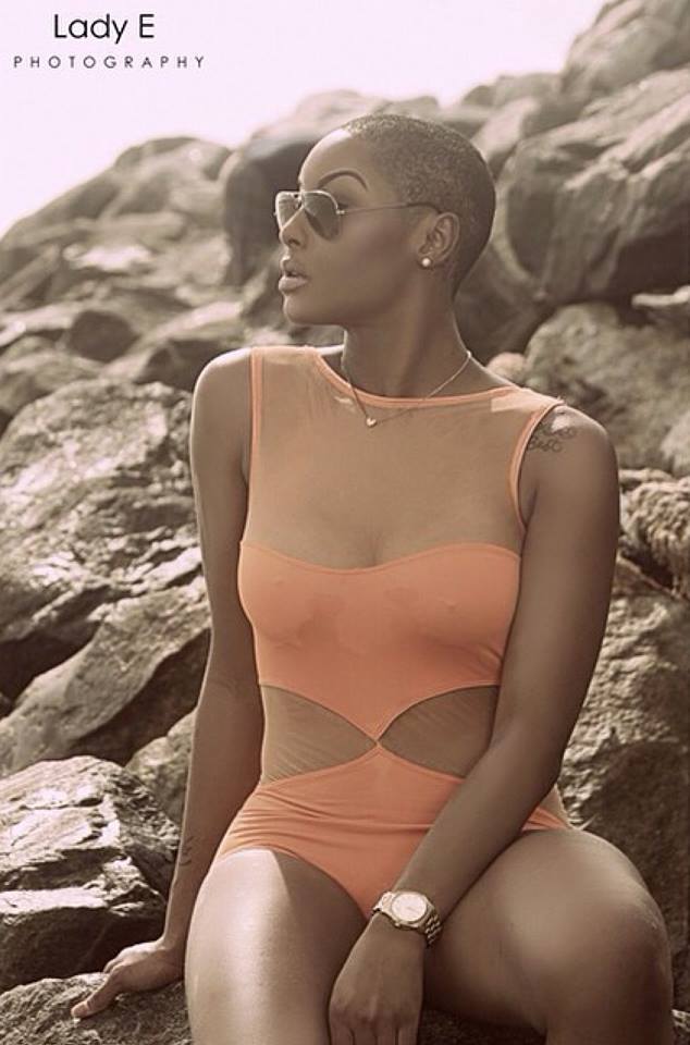 Female model photo shoot of Shalandra Way in South Pointe Beach