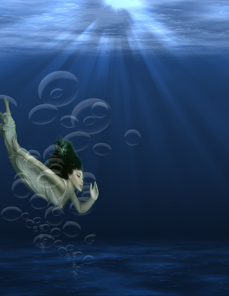 Male model photo shoot of Scot Trodick in Underwater Scene
