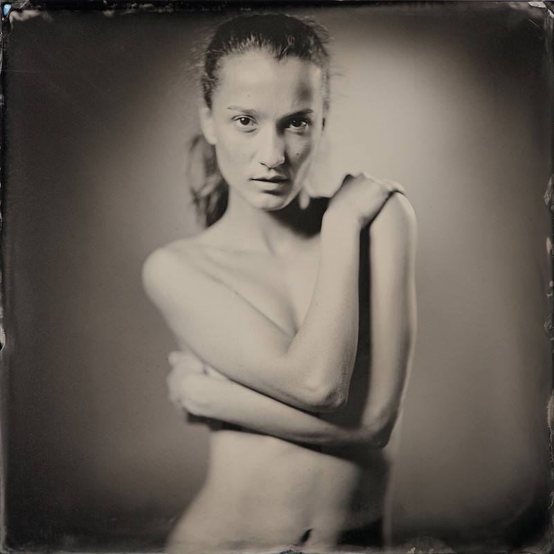 Male and Female model photo shoot of wetplate-studio and Sophie K Sofika in wetplate-studio