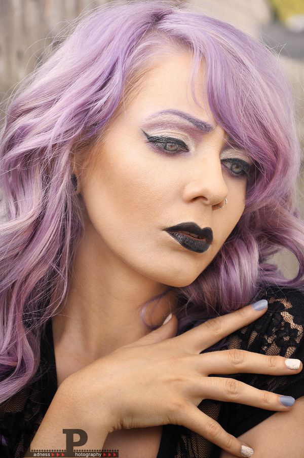 Female model photo shoot of Brittany Diaz MUA and Leza Lush by Madness Photography, clothing designed by Krist Nicole Clothing