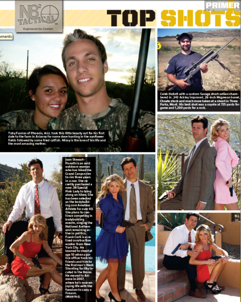 Male model photo shoot of Brian Rice in Western Shooting Journal Magazine