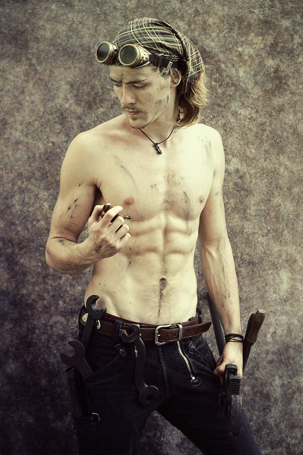 Male model photo shoot of Ole Mueller by Sidetracked Designs