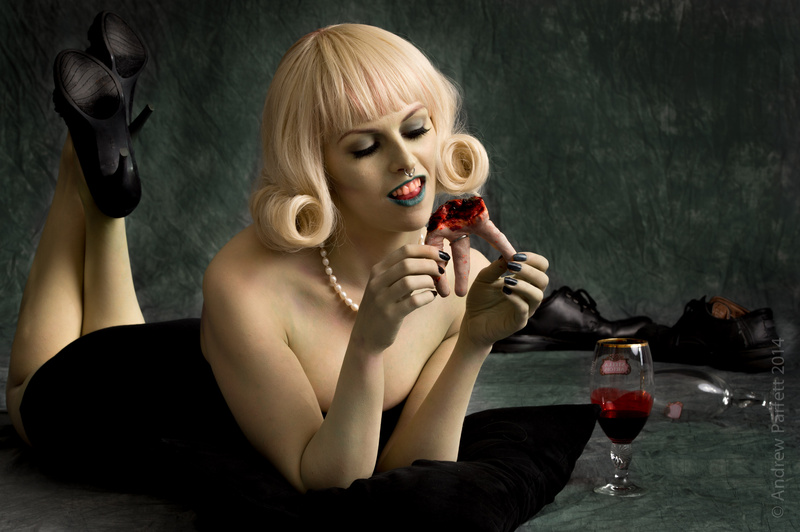 Female model photo shoot of Joanna Hewlett by Bijin-ga, makeup by Morag MacMillan