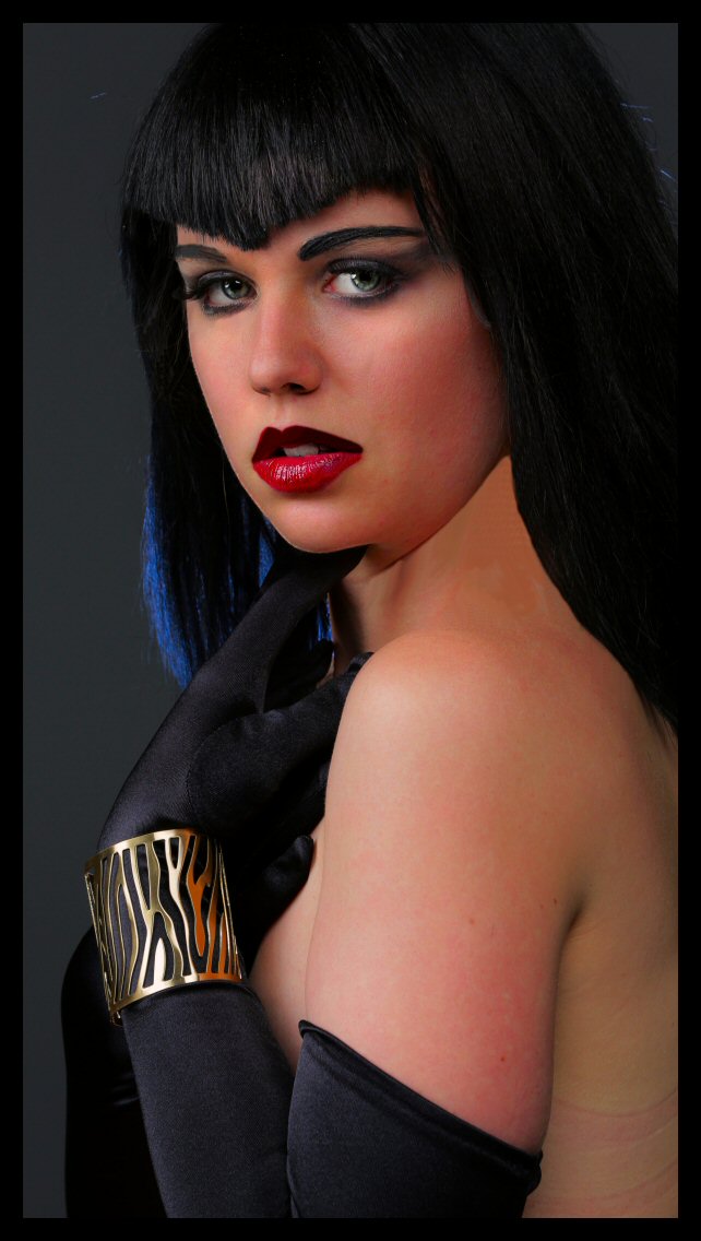 Female model photo shoot of Alexandria MUAH by Ron Barlow Photography