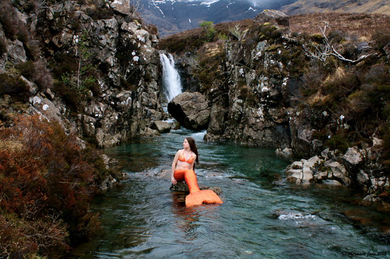 Female model photo shoot of MermaidJade in Isle of Skye, Scotland