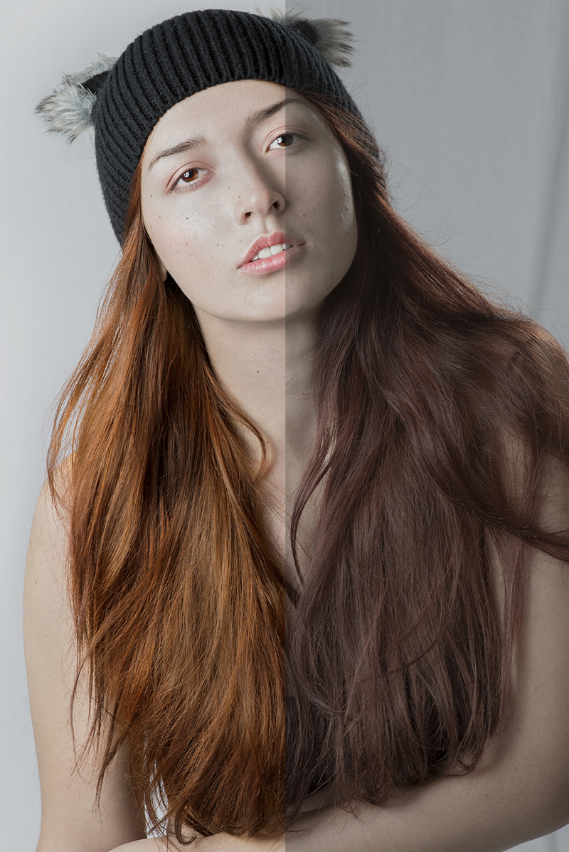 Female model photo shoot of Profesional retouching