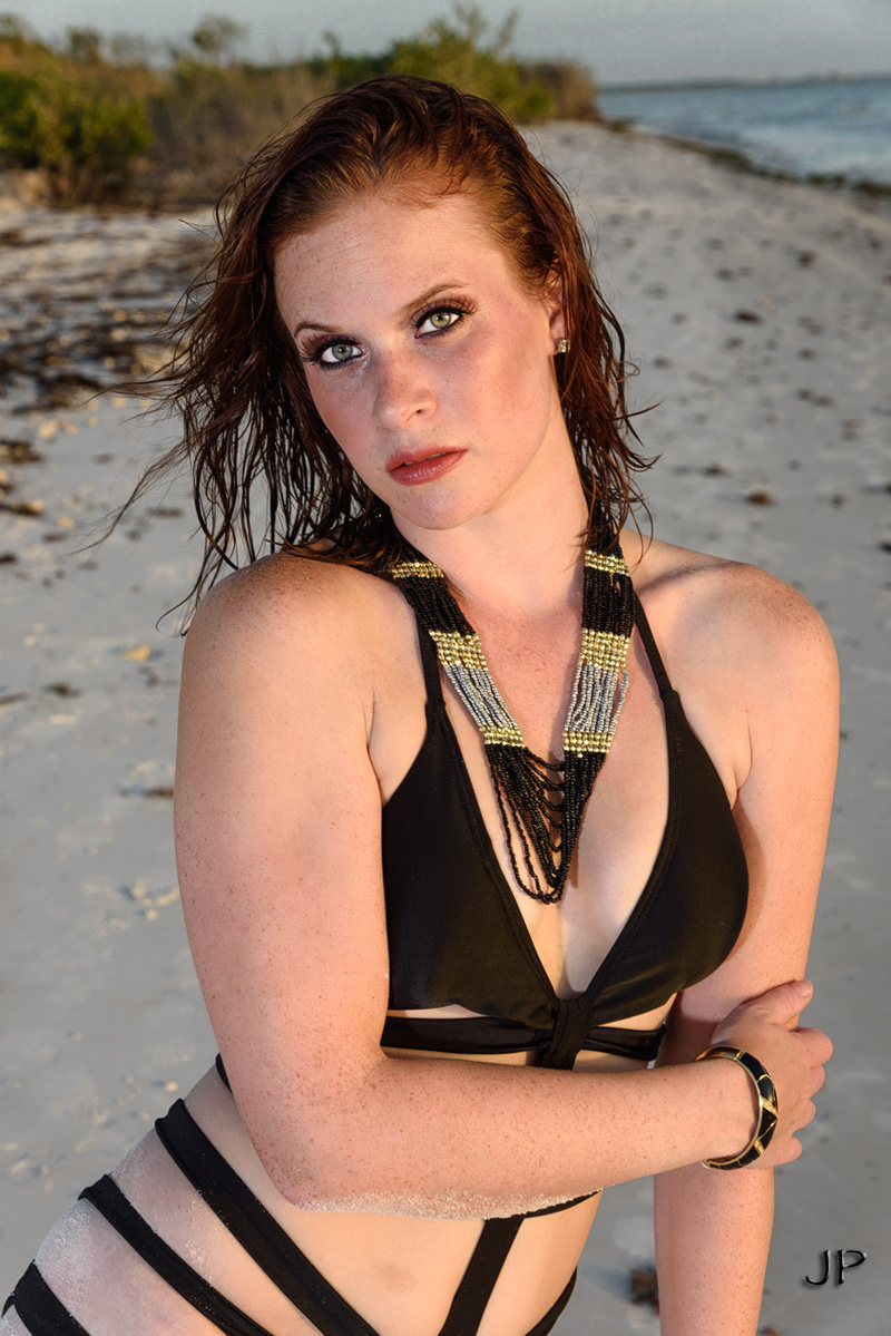 Female model photo shoot of Erin Andie by JP Images in Honeymoon Island Beach, FL