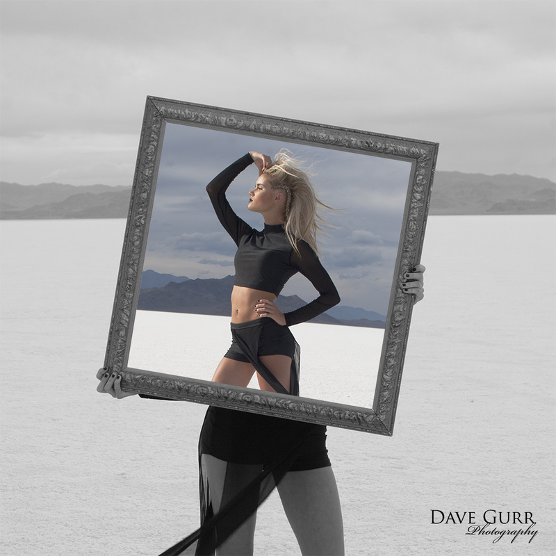 Male and Female model photo shoot of Dave G Photo and Kiani Rowan in Salt Flats