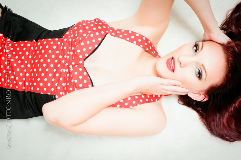 Female model photo shoot of Cotton Rouge Boudoir, makeup by CottonRouge-KatieCotton