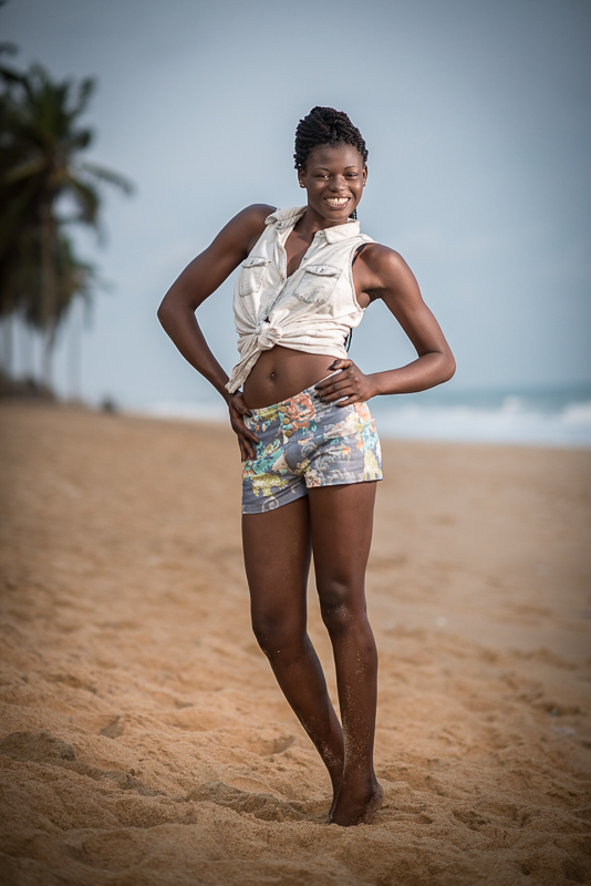 Female model photo shoot of Celine Minet in Togo Lomé
