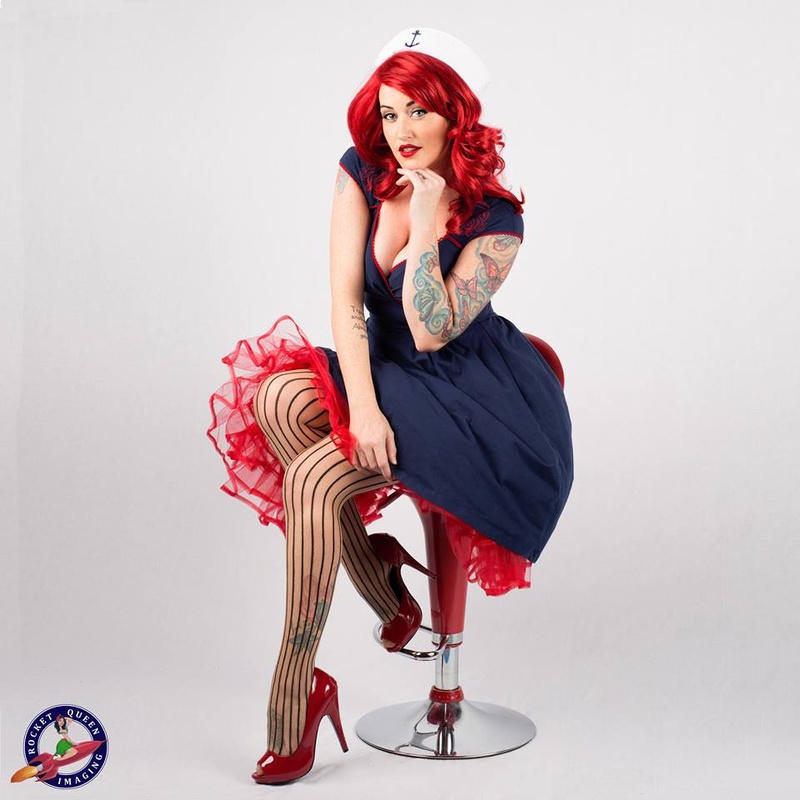 Female model photo shoot of Betty Love Blue by Rocket Queen Imaging in Saluda, SC