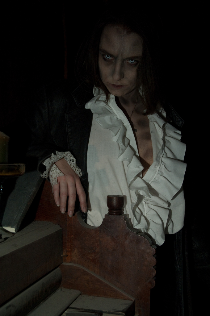 Female model photo shoot of Spooky  bo  Peep