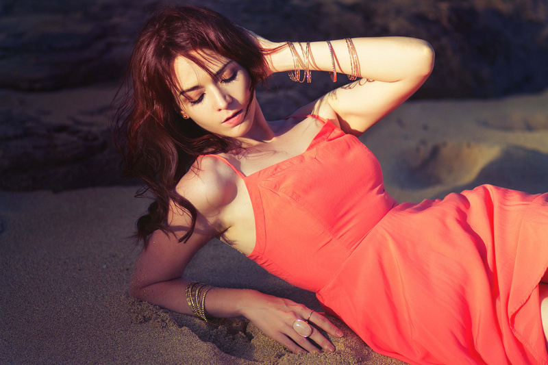 Female model photo shoot of Angela Kay Simmons in Diamond Head Beach Park, Oahu