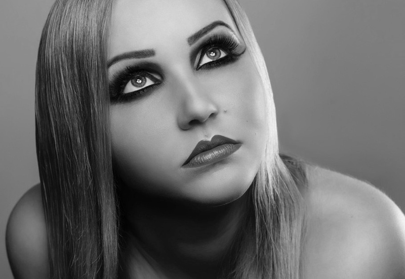 Female model photo shoot of makeup by Lisa