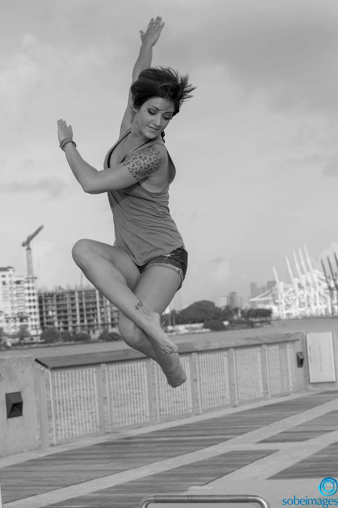 Female model photo shoot of KyraRae by SoBe Images in Miami Beach, FL