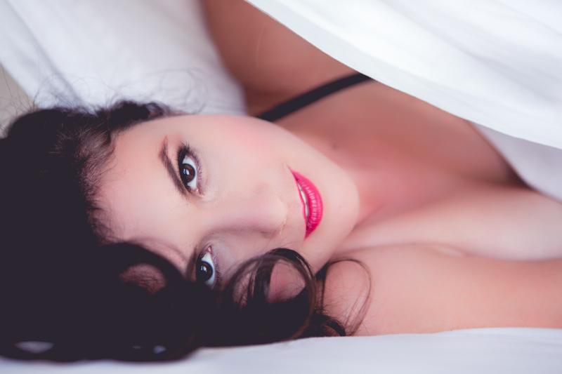 Female model photo shoot of Pink Dahlia Photography
