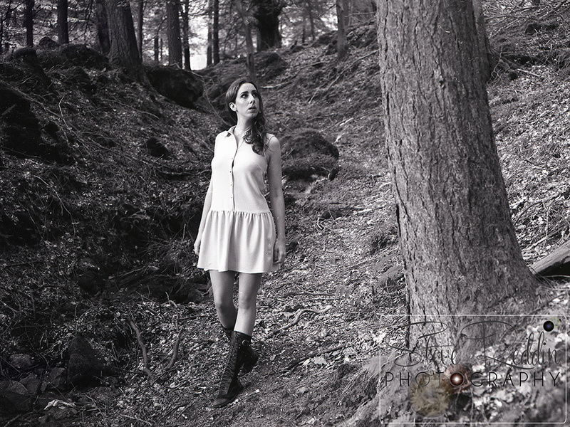 Female model photo shoot of Constance M by PhotoRed in Cruagh Woods