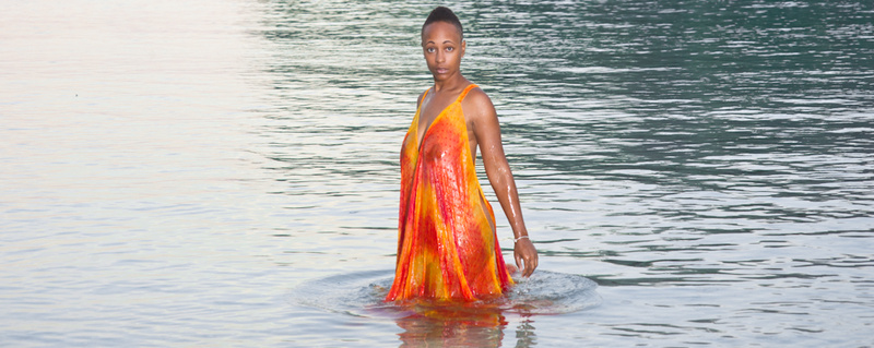 Male and Female model photo shoot of Tekoa International and Chanika Jones in Bermuda